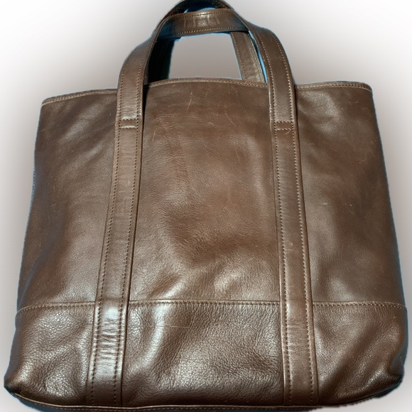 Coach Vintage Leather Large Market Book Tote 9401